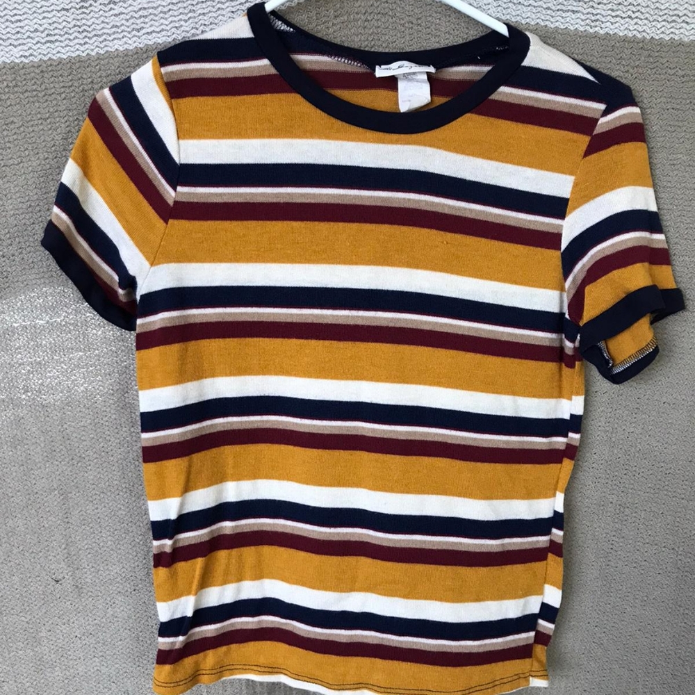 Yellow Striped Shirt